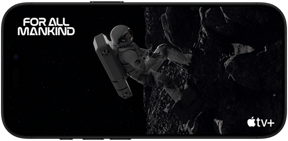 The Red Moon: Episode 1 scene from the AppleTV+ series For All Mankind displayed on the iPhone 16 Pro